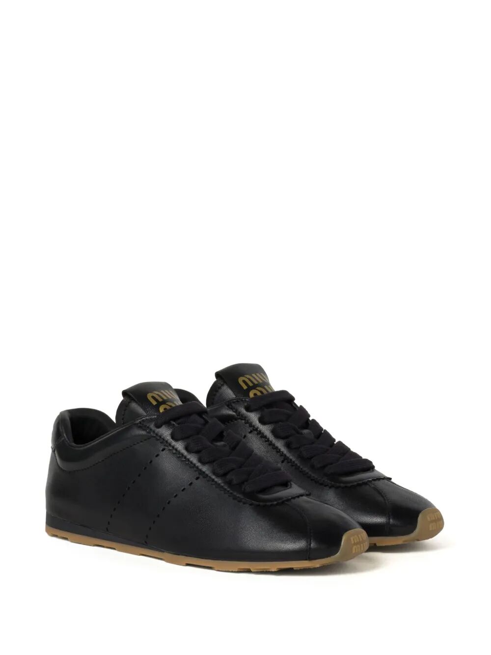 Miu Miu Women Plume Nappa Leather Sneakers by Luosophy