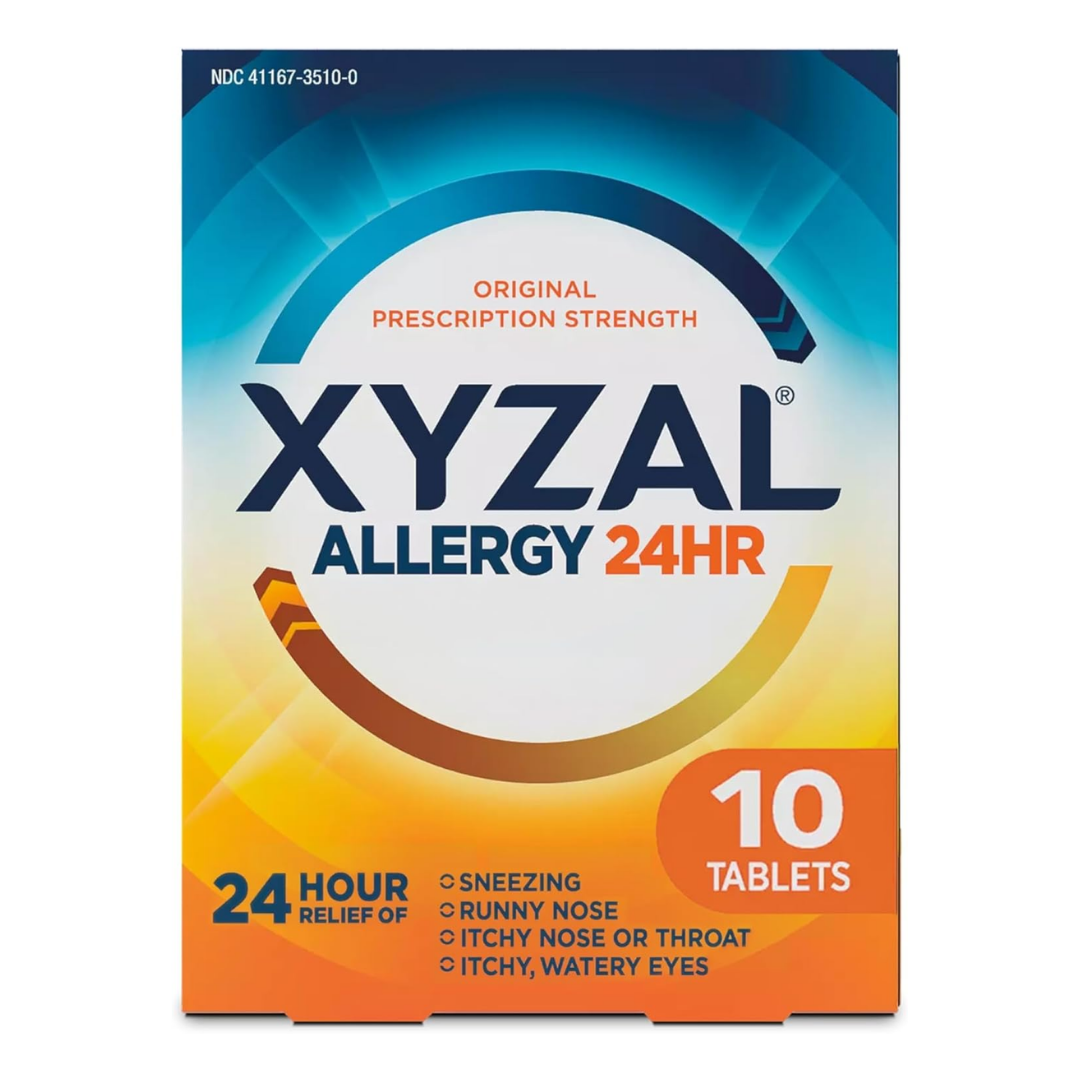 Xyzal Allergy 24HR Tablets Levocetirizine (10ct) DestGlow