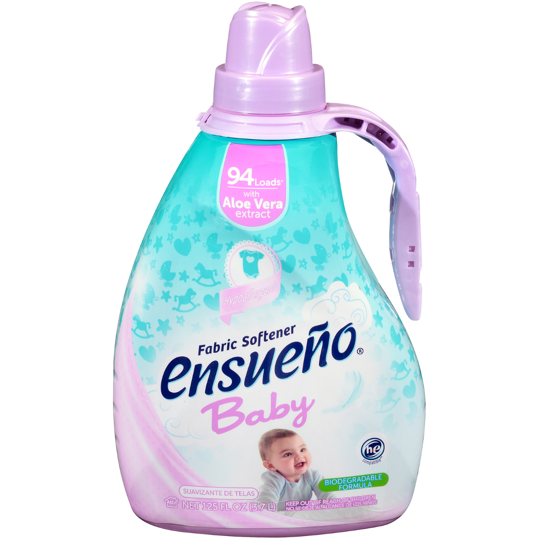 Ensueño Fabric Softener Baby Powder Scent (125oz) (4 Pack) DestGlow