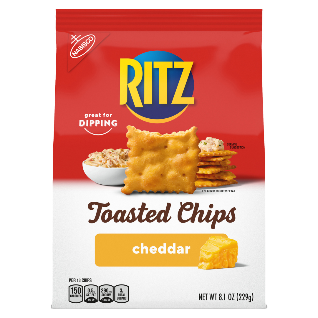 Ritz Toasted Chips Cheddar Flavor (8.1oz) DestGlow