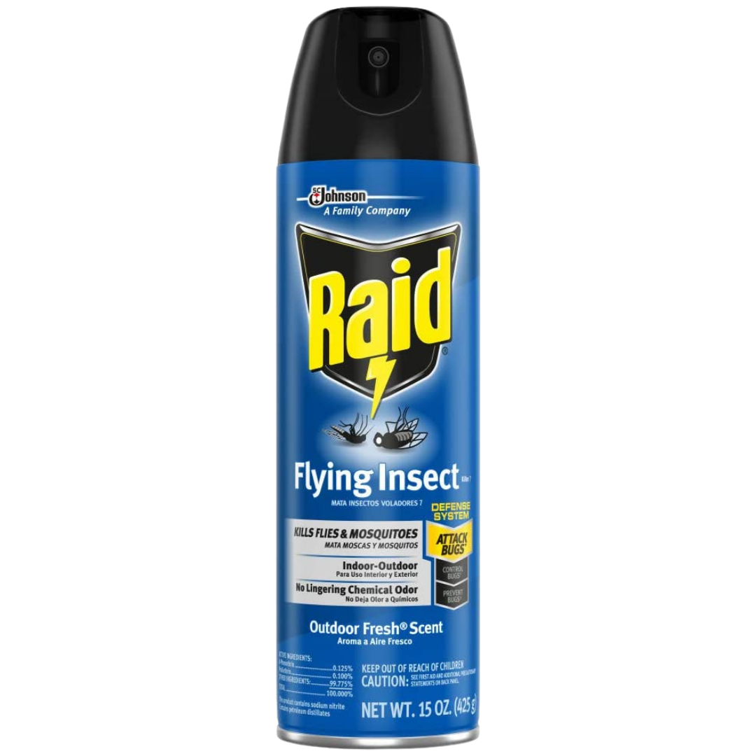 Raid Flying Insect Killer Outdoor Fresh Scent (11oz) DestGlow