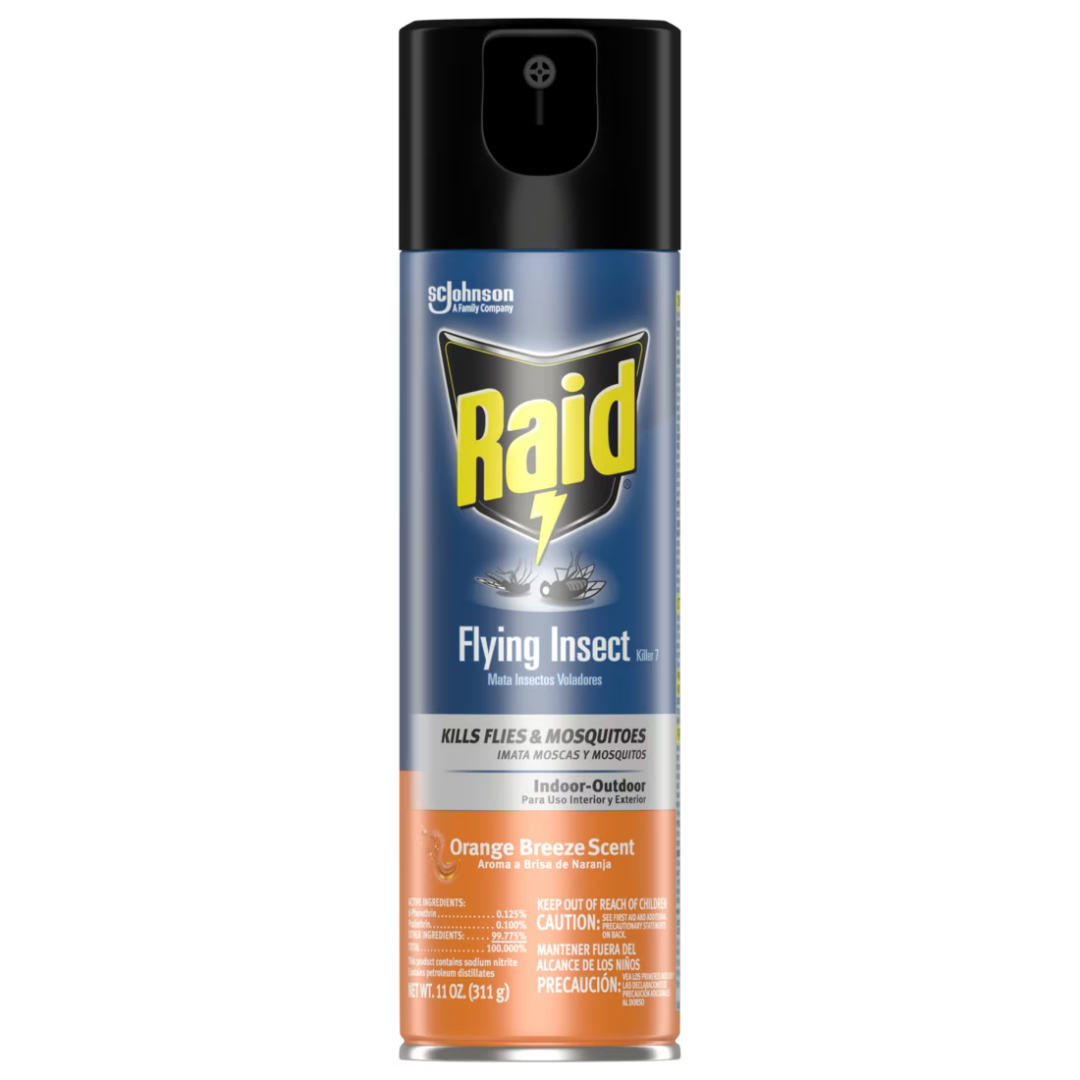 Raid Flying Insect Killer Orange Breeze Scent (11oz) DestGlow