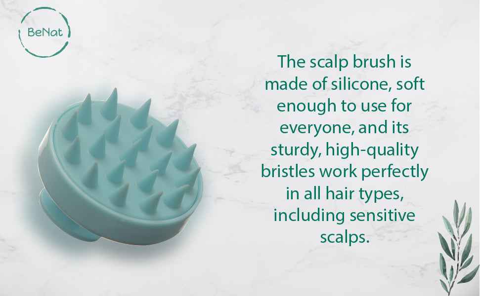 2-Pack Scalp Scrubber & Hair Growth Massager DestGlow