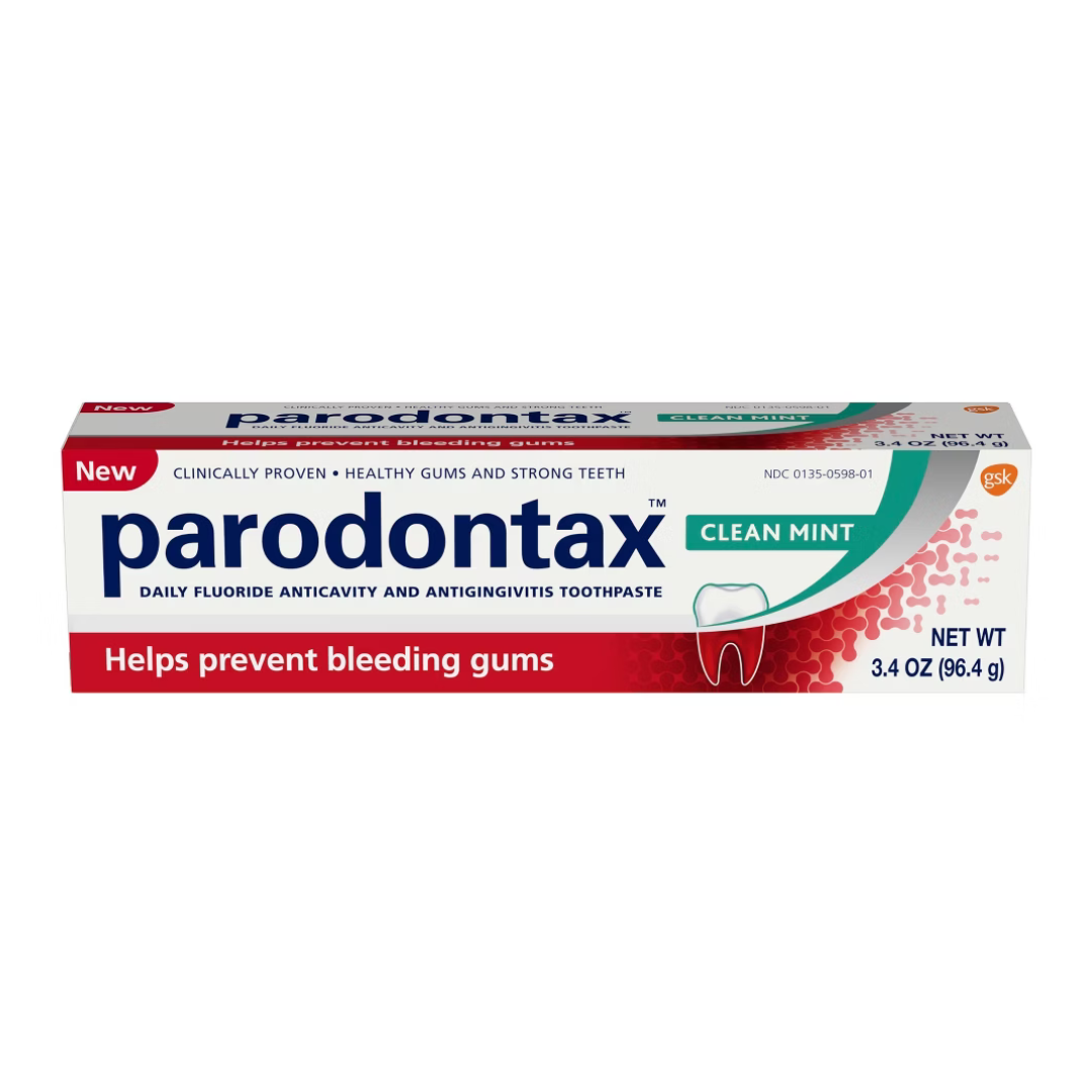PARODONTAX Clean Mint Toothpaste 3.4 oz DestGlow