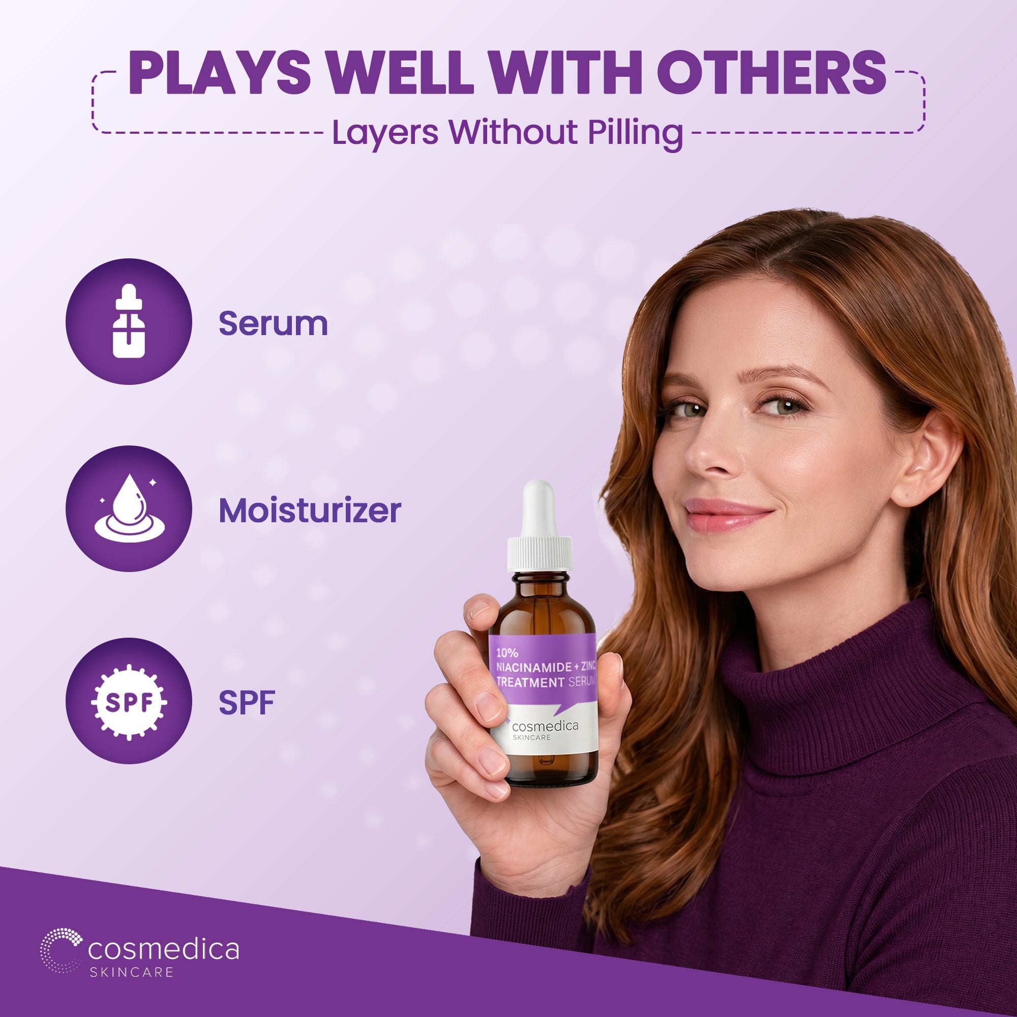 10% Niacinamide + Zinc Treatment Serum by Cosmedica Skincare