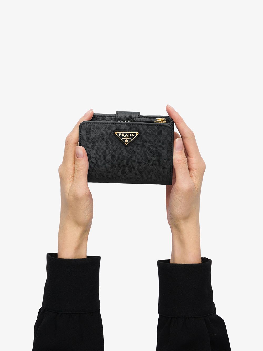 Prada Women Portafoglio Piccolo In Saffiano by Luosophy