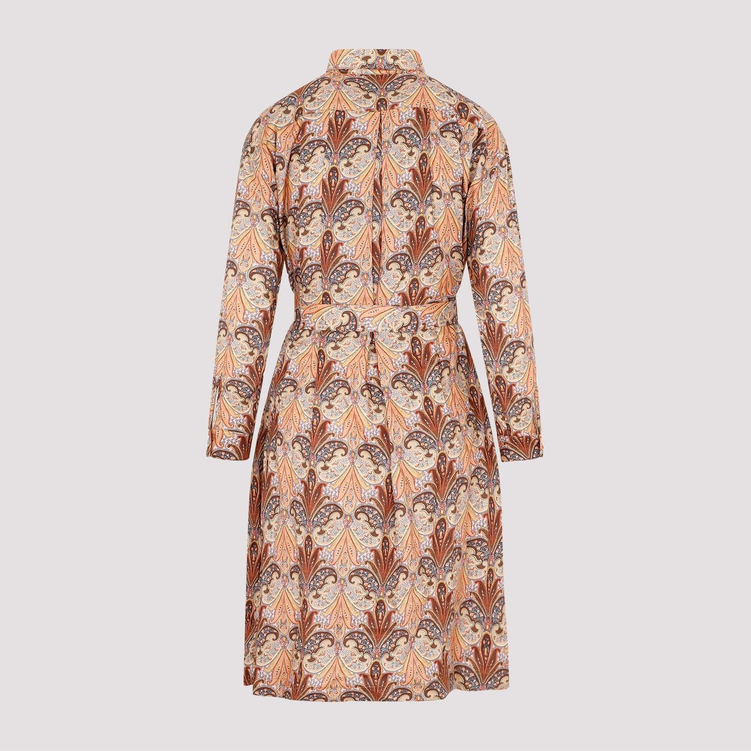 Etro Printed Shirt Dress Women DestGlow