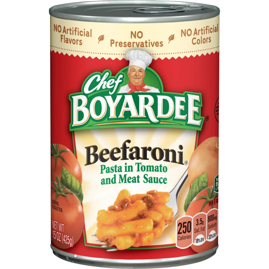 Chef Boyardee Beefaroni Pasta in Tomato & Meat Sauce (15oz) DestGlow