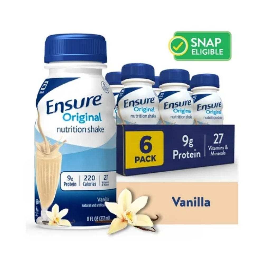 Ensure Original Nutrition Shake Vanilla (8oz 6pk) DestGlow
