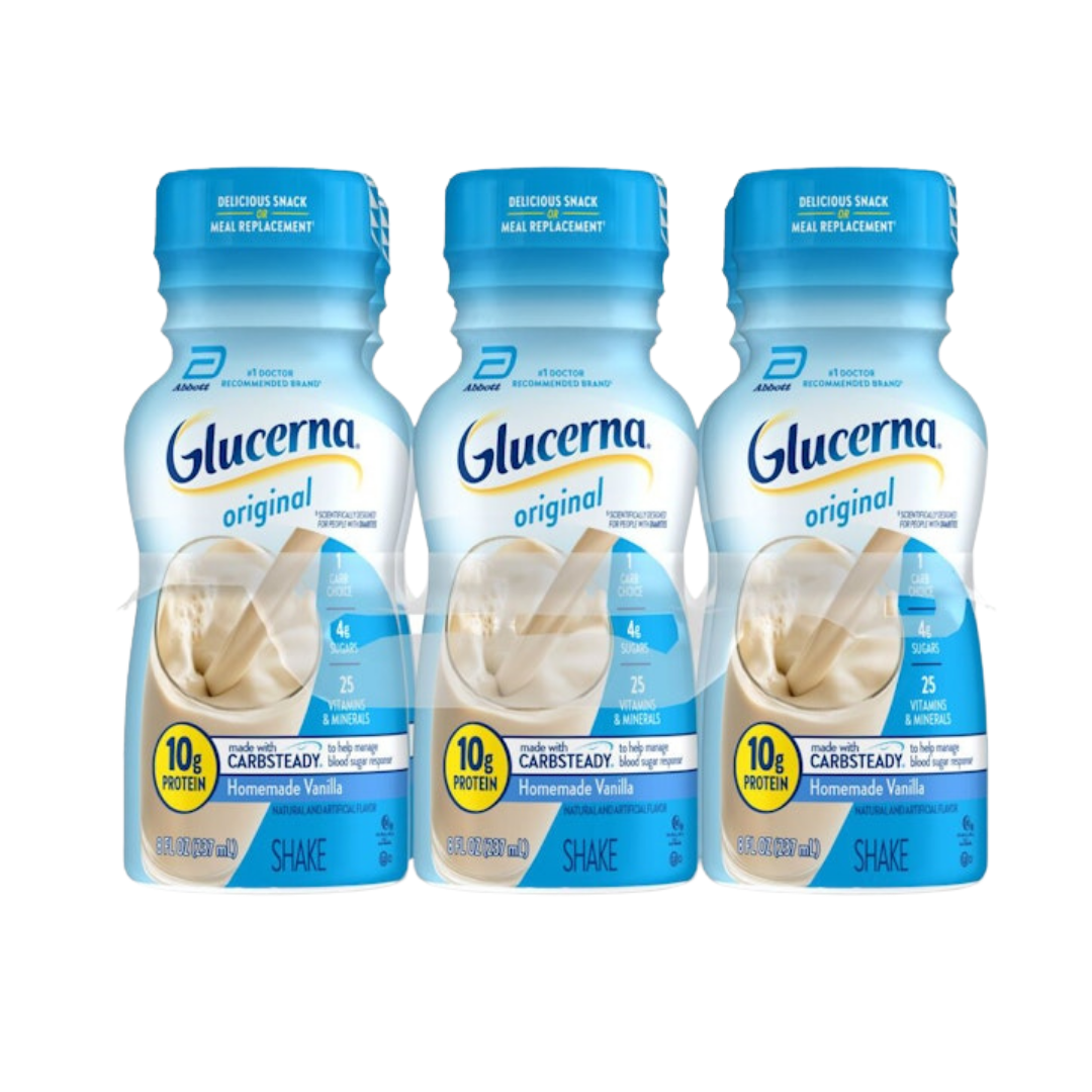 Glucerna Original Nutrition Shake Homemade Vanilla (6pk/8oz) DestGlow