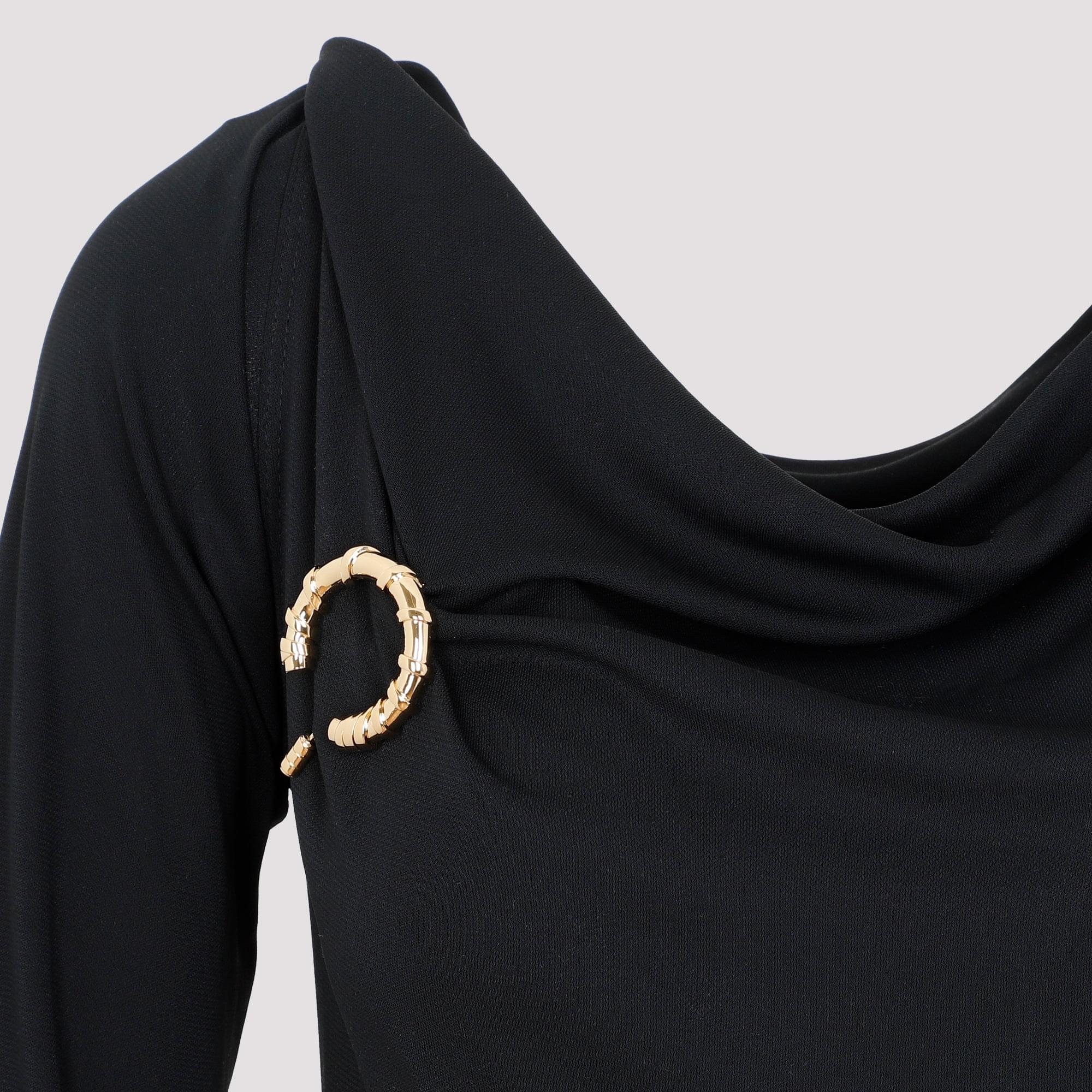 Lanvin Ls Drape Midi Dress Women DestGlow