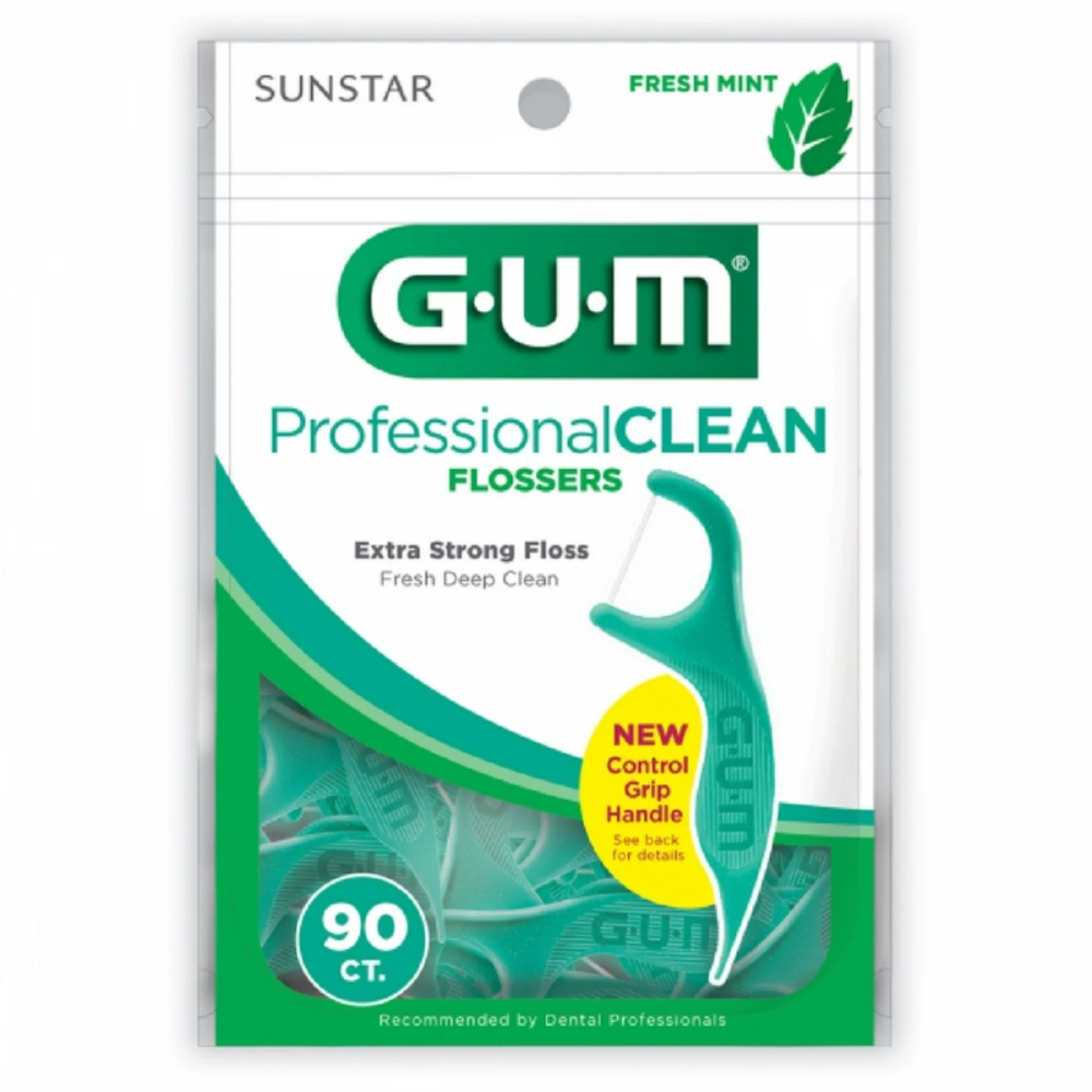 Sunstar Gum Professional Clean Flossers, Mint (90 ct) DestGlow