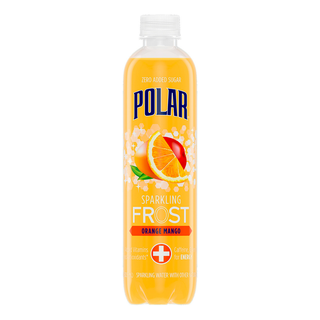 Polar Frost Orange Mango Sparkling Water (16oz) DestGlow
