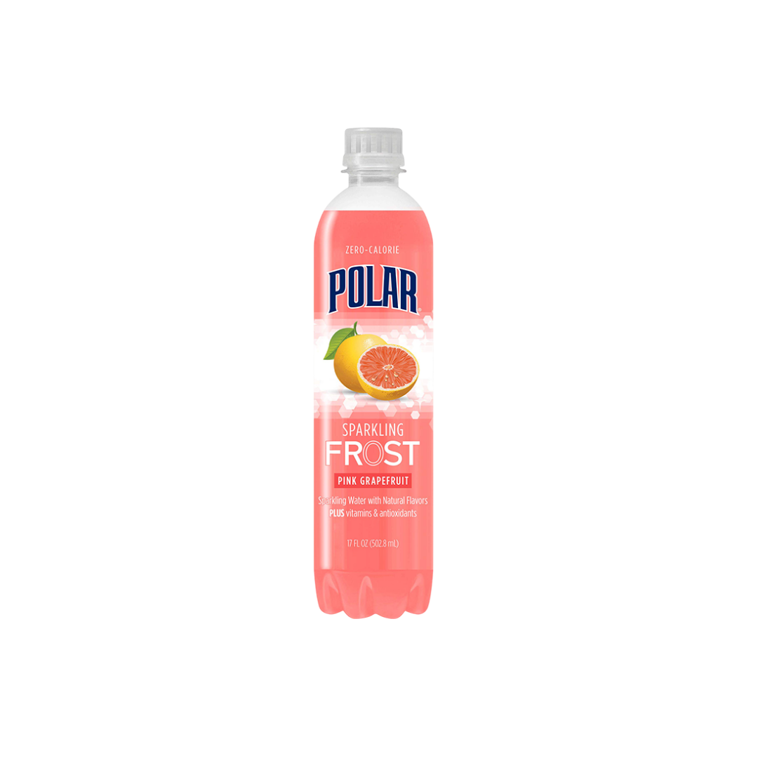 Polar Frost Pink Grapefruit Sparkling Water (16oz) DestGlow