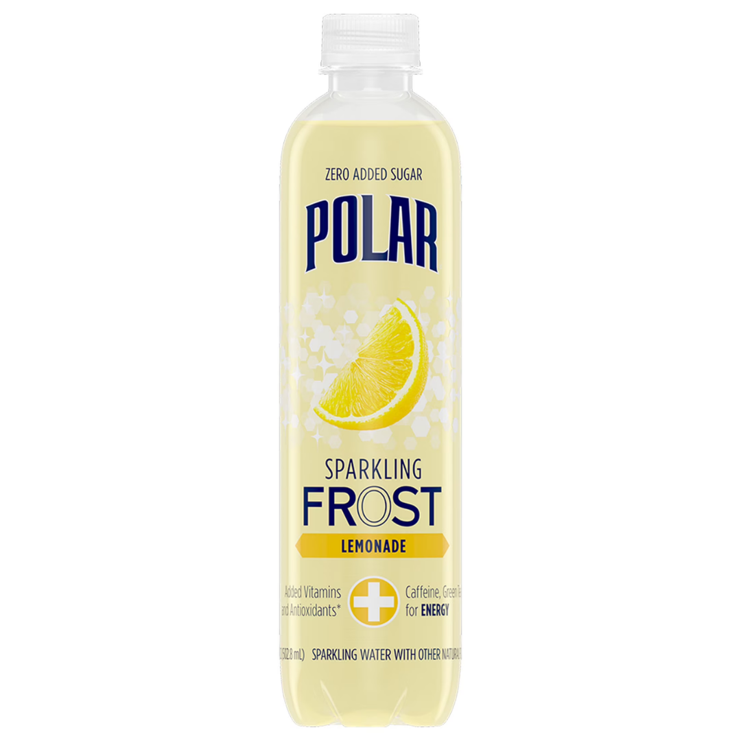 Polar Frost Lemonade Sparkling Water (16oz) DestGlow