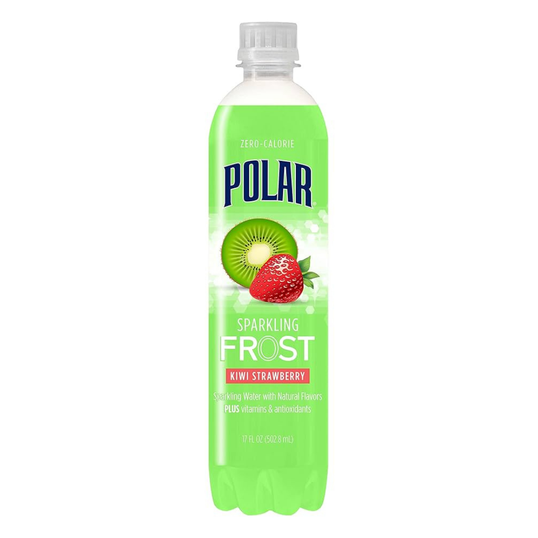 Polar Frost Kiwi Strawberry Sparkling Water (16oz) DestGlow