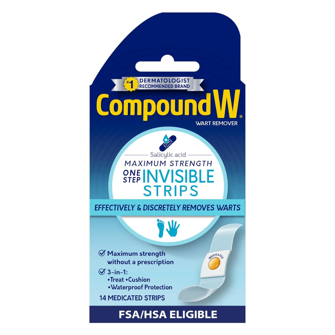 Compound W Invisible Wart Remover Strips (14ct) DestGlow