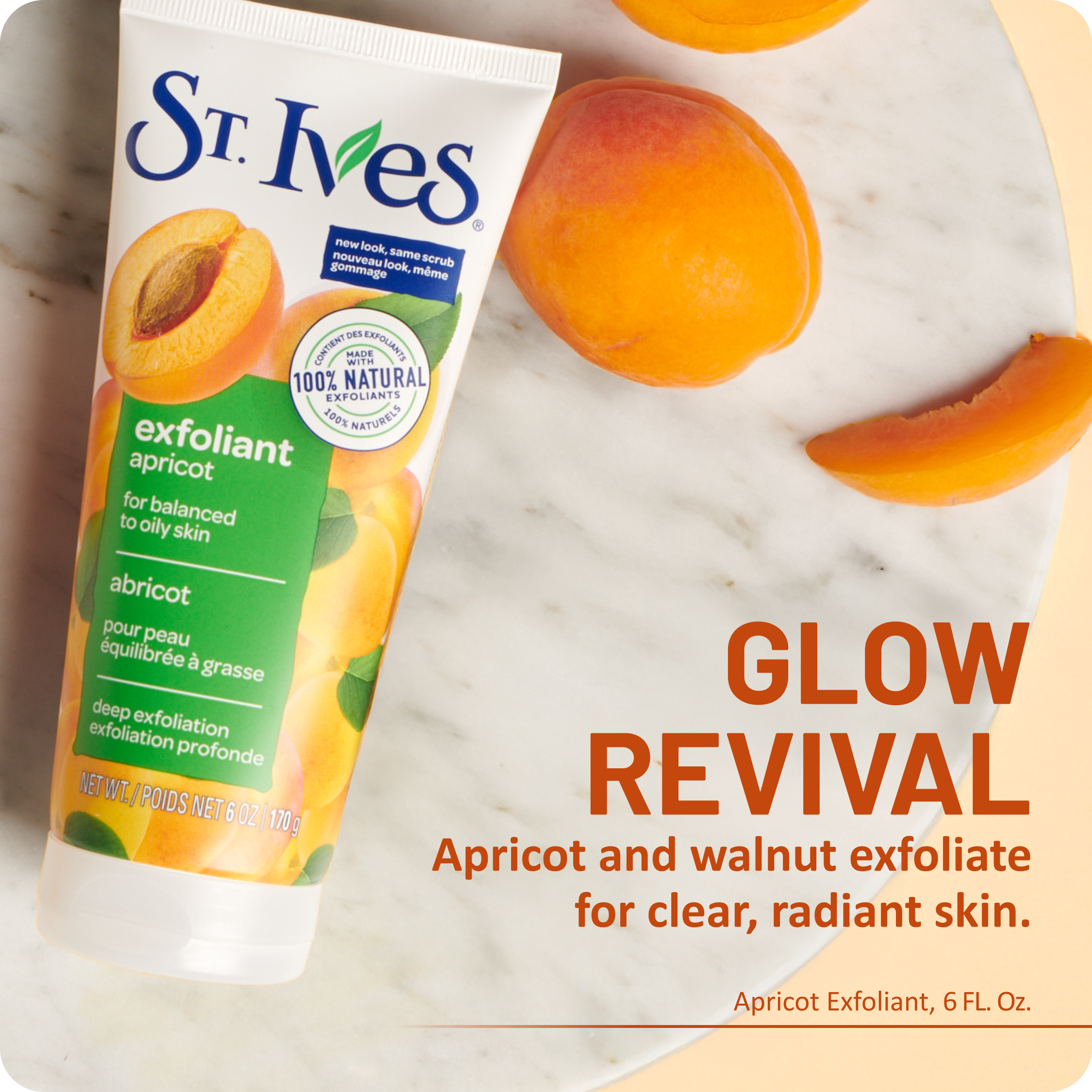 St. Ives Fresh Skin Apricot Face Scrub 6 oz