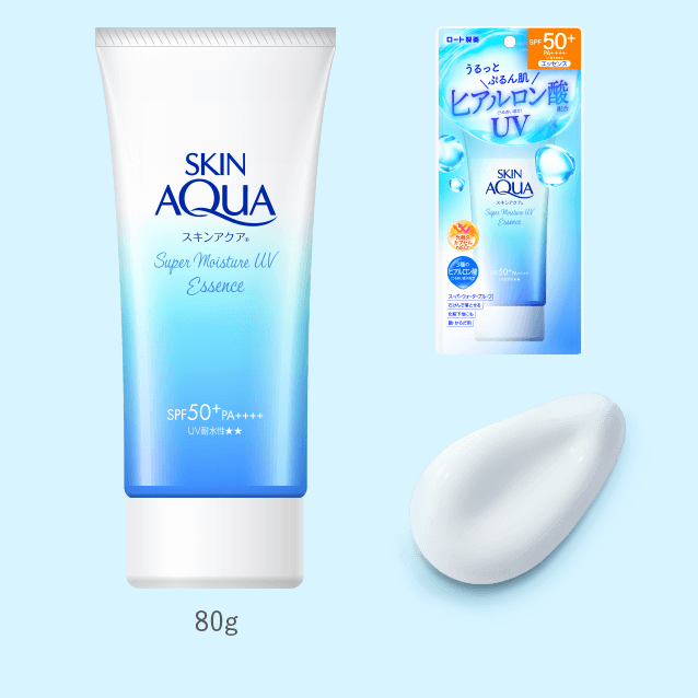 Rohto Skin Aqua UV Super Moisture Essence SPF 50+ PA++++ 80g