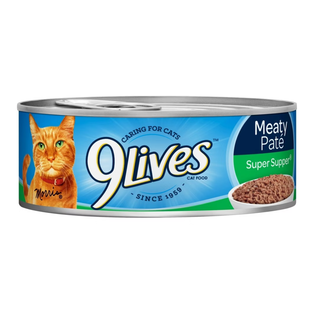9Lives Meaty Paté Super Supper Wet Cat Food (5.5oz) DestGlow