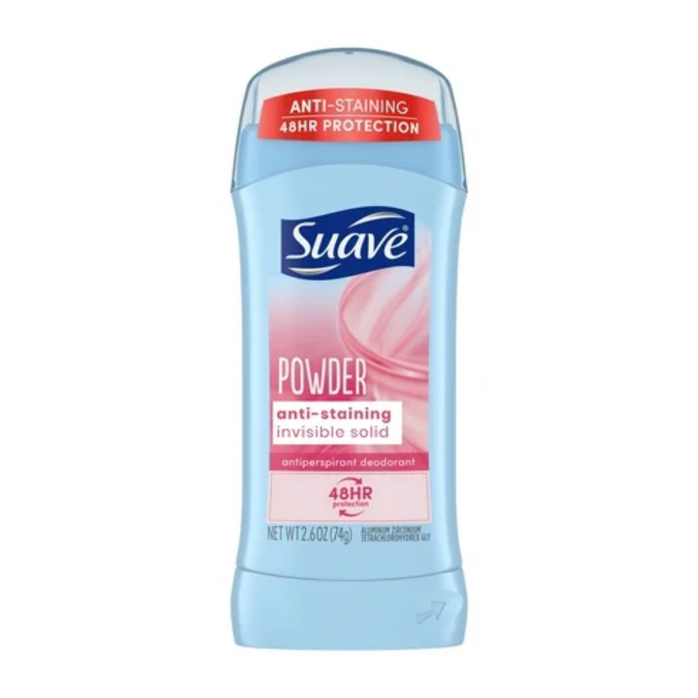 Suave Invisible Solid Antiperspirant Deodorant Powder (2.6 oz) DestGlow