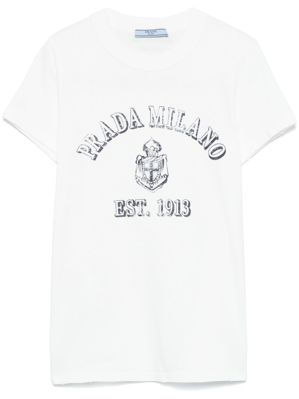 Prada Women Logo Print Jersey T-Shirt by Luosophy
