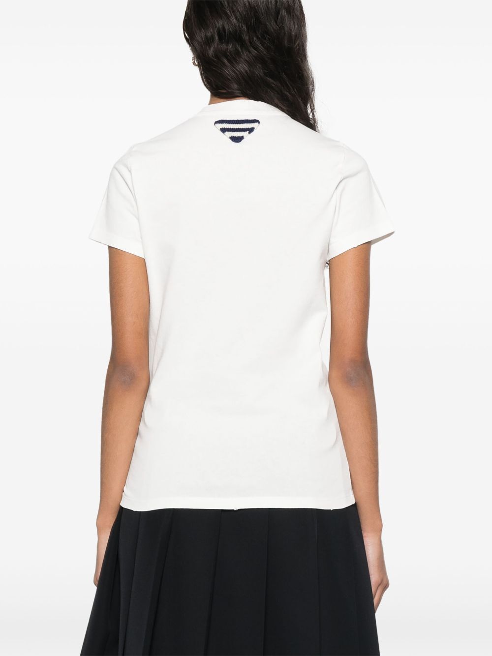 Prada Women Logo Print Jersey T-Shirt by Luosophy
