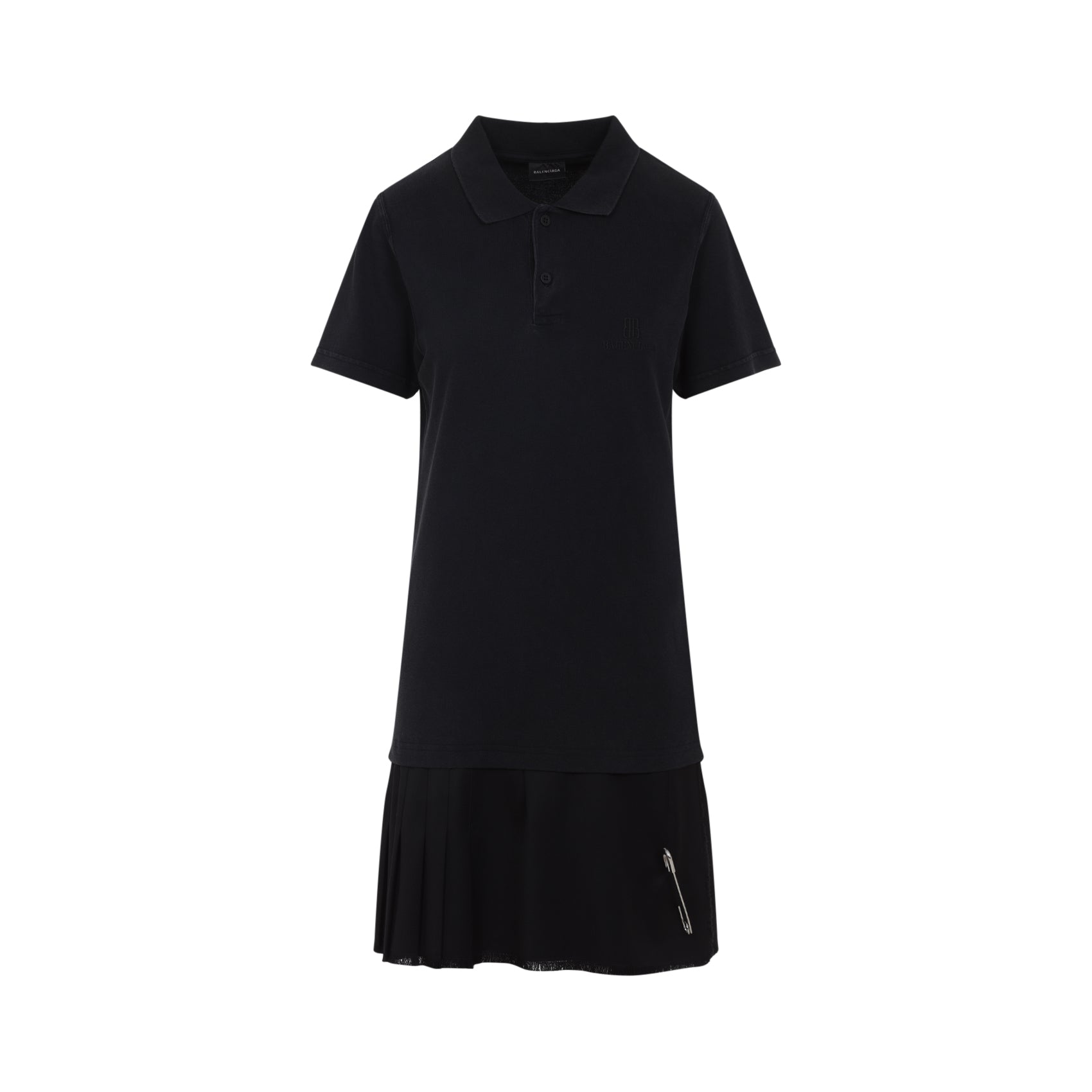 Balenciaga Layered Polo Mini Dress Women DestGlow