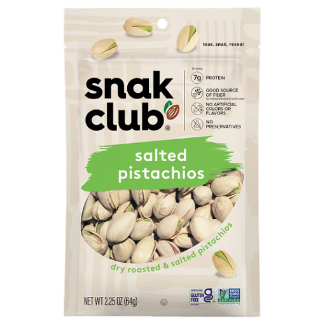 Snack Club Salted Pistachios Premium Snack (2.25oz) DestGlow