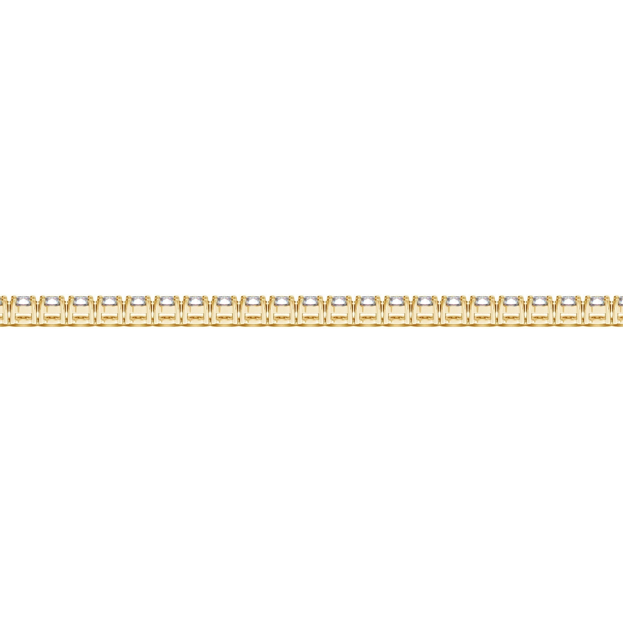 Lab Grown Round Diamond Tennis Bracelet in 14k Yellow Gold (3 cctw F/G VS2/SI1)