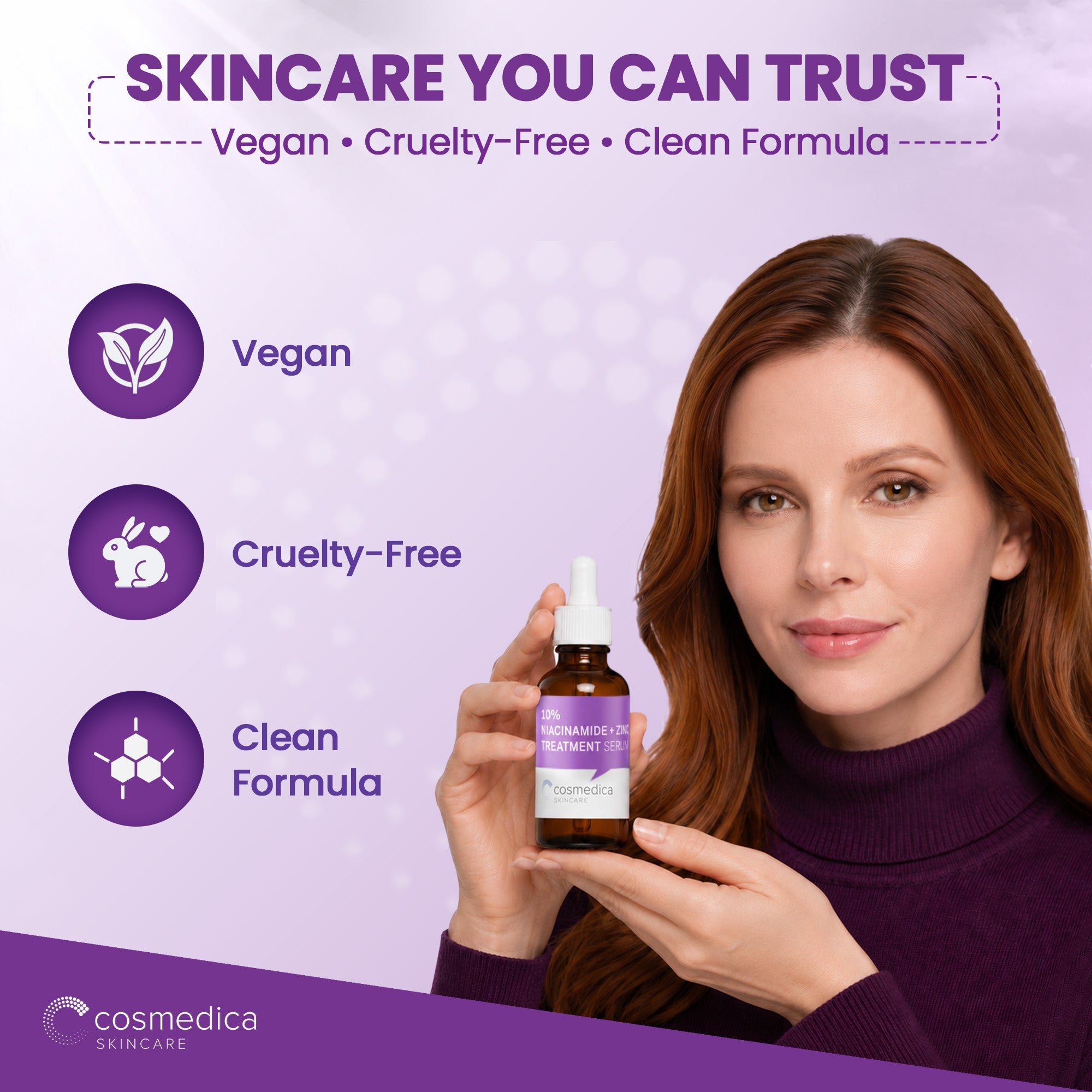 10% Niacinamide + Zinc Treatment Serum by Cosmedica Skincare