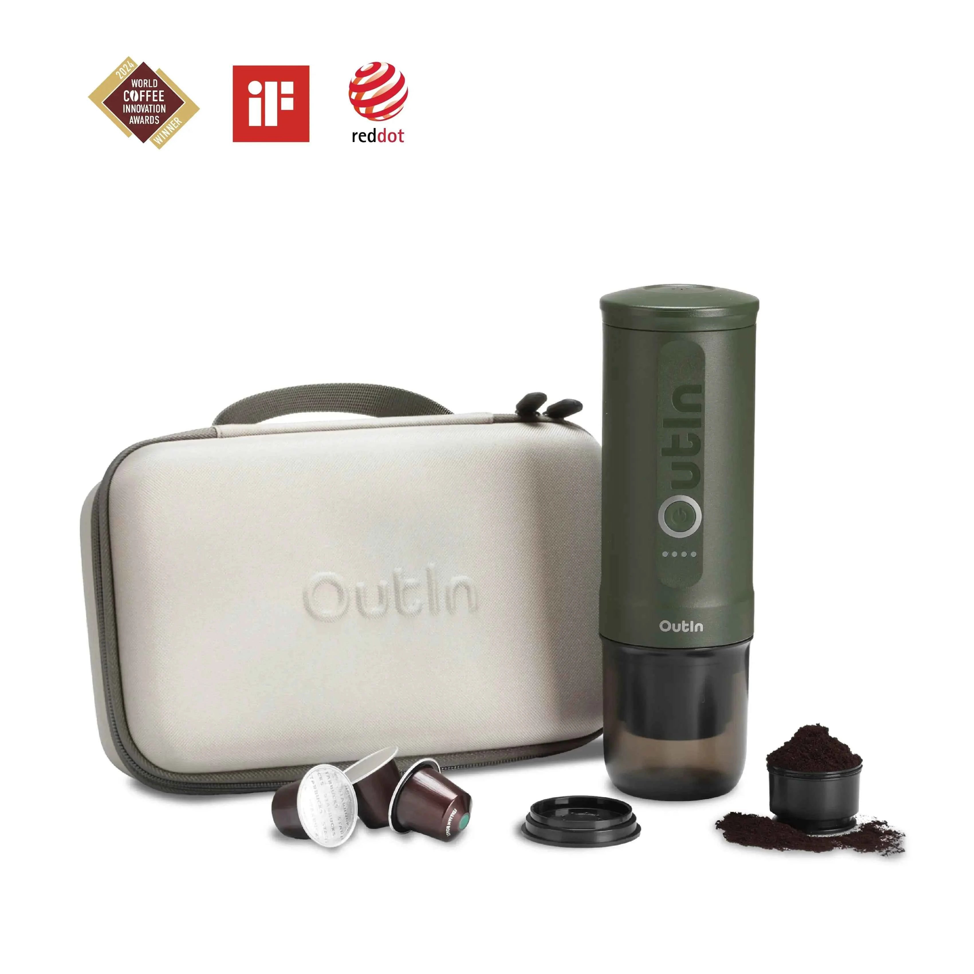 Traveler Espresso Gift Set (Forest Green)