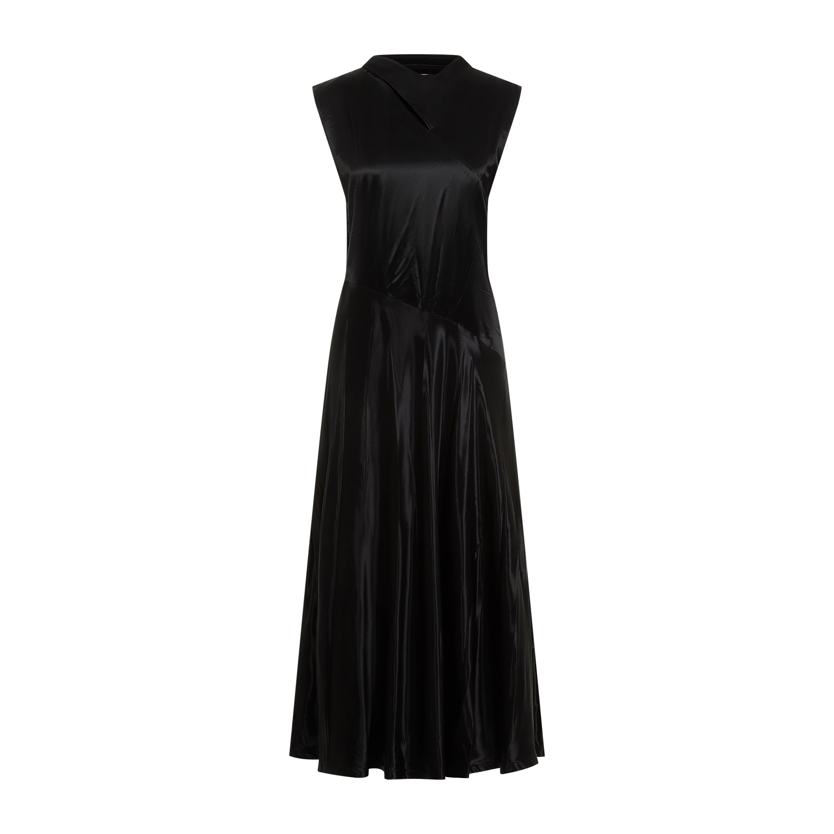 Jil Sander Cupro Long Dress Women DestGlow