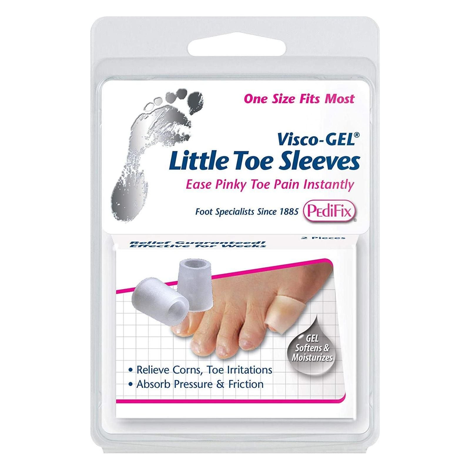 PediFix Visco-Gel Little Toe Sleeves 2 Ct by Pasteur Pharmacy