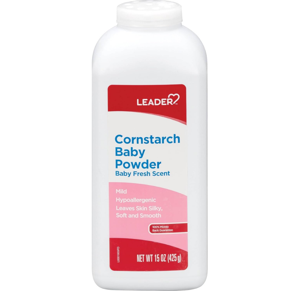 Leader Cornstarch Baby Powder (15oz) DestGlow