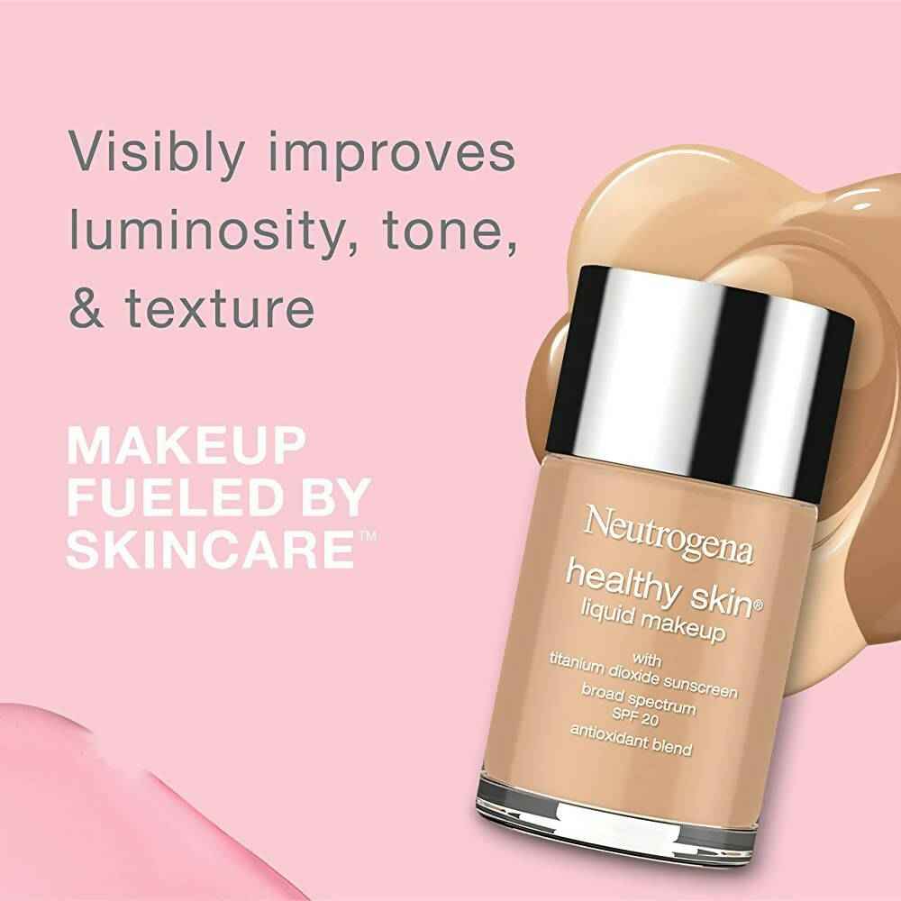 Neutrogena Healthy Skin Liquid Makeup Foundation, Broad Spectrum SPF 20 Feverfew,Classic Ivory