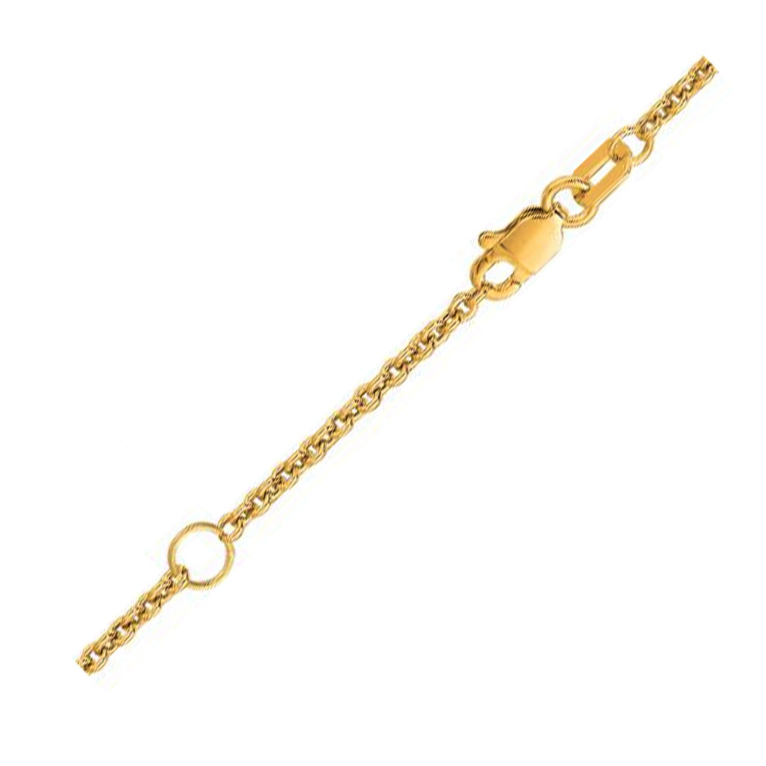 Extendable Cable Chain in 18k Yellow Gold (1.80 mm) DestGlow