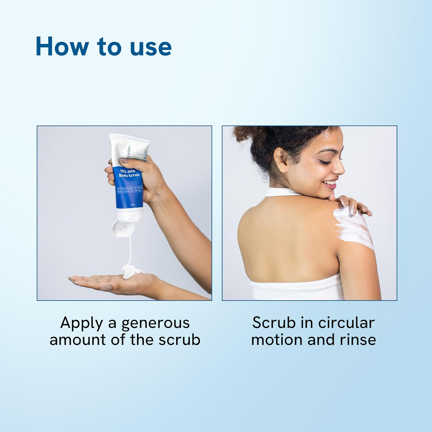 BeBodywise 10% Lactic AHA Exfoliating Body Scrub