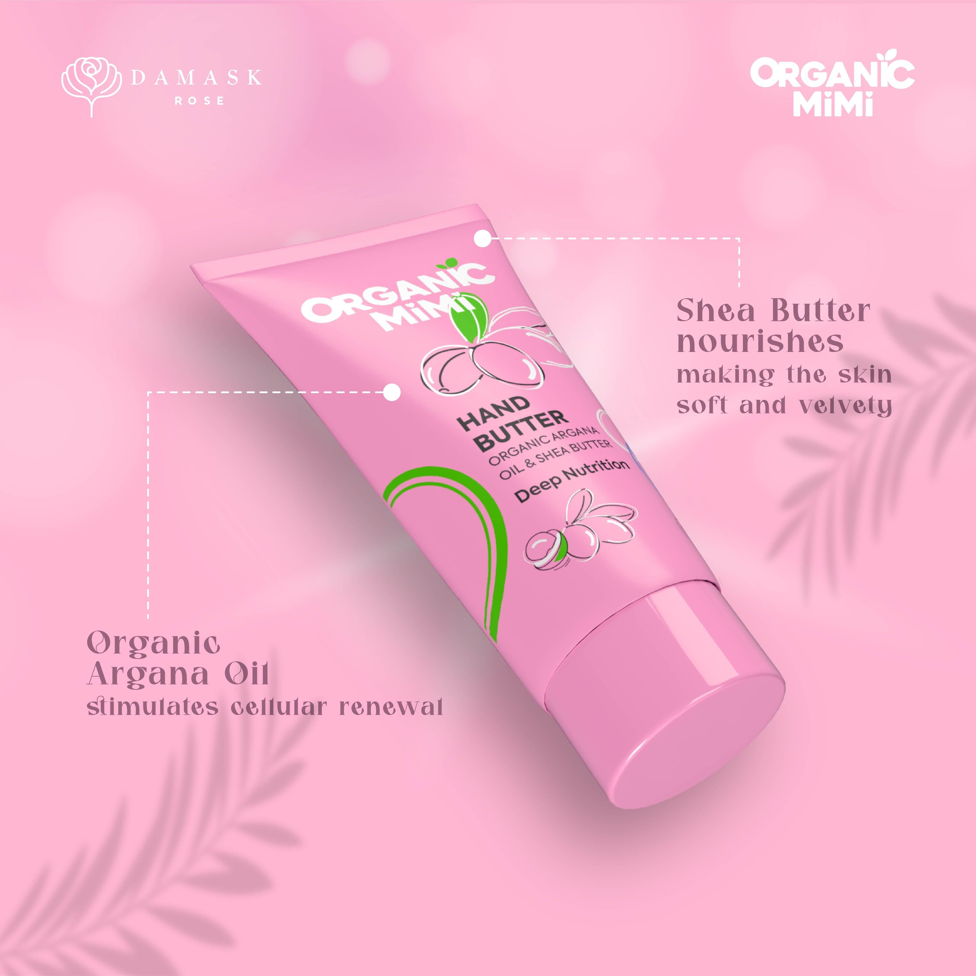 Organic Mimi, Hand Butter Deep Nutrition, 50 ml by Damask Rose