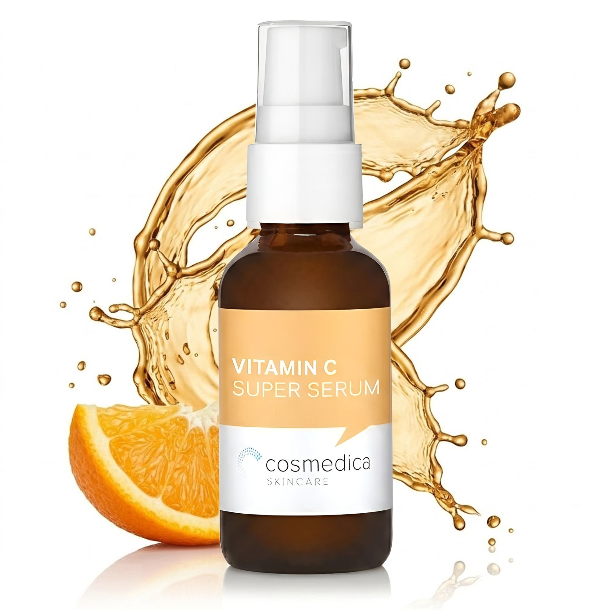 Cosmedica Skincare Vitamin C Serum for Face with Hyaluronic Acid – Anti Aging Serum for Dark Spots, Fine Lines, Wrinkles – Hydrating Collagen Booster for Women & Men DestGlow
