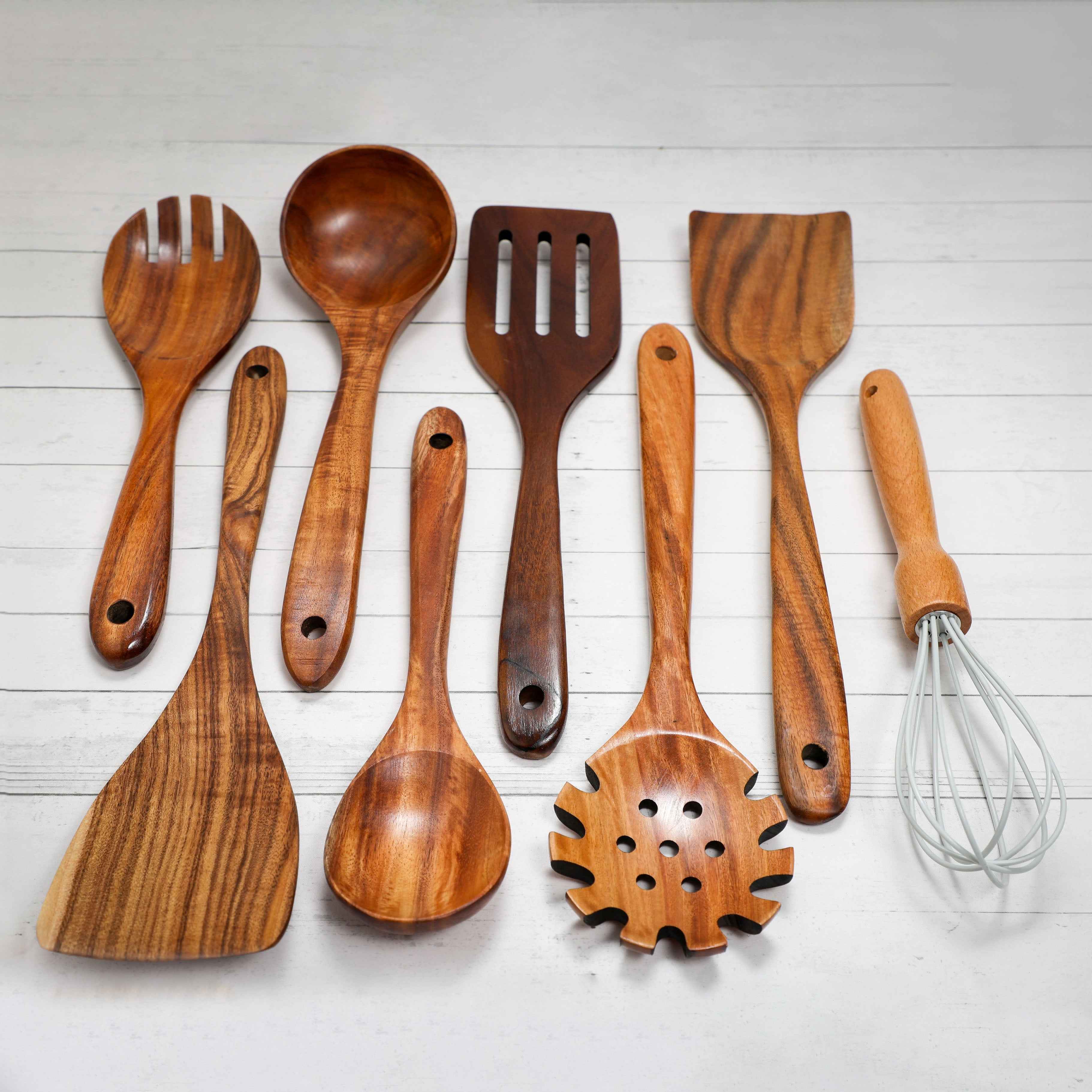 Acacia Wooden Spoon Set by Spice Wheel