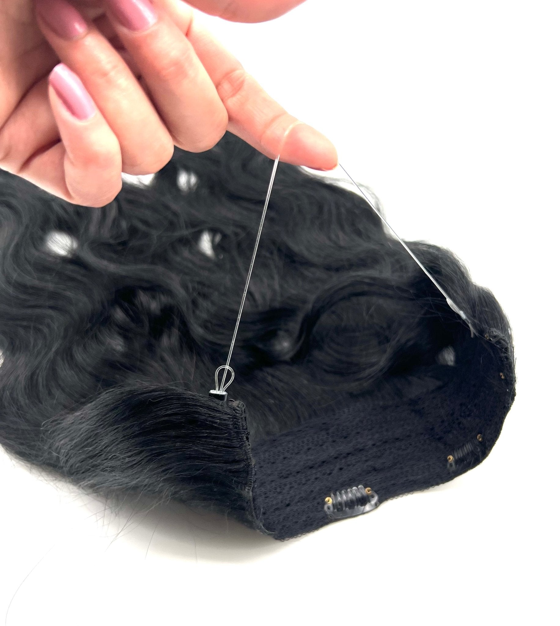 VIP Extensions 100% Human Hair BandX Halo Body Wave 18" with Clip