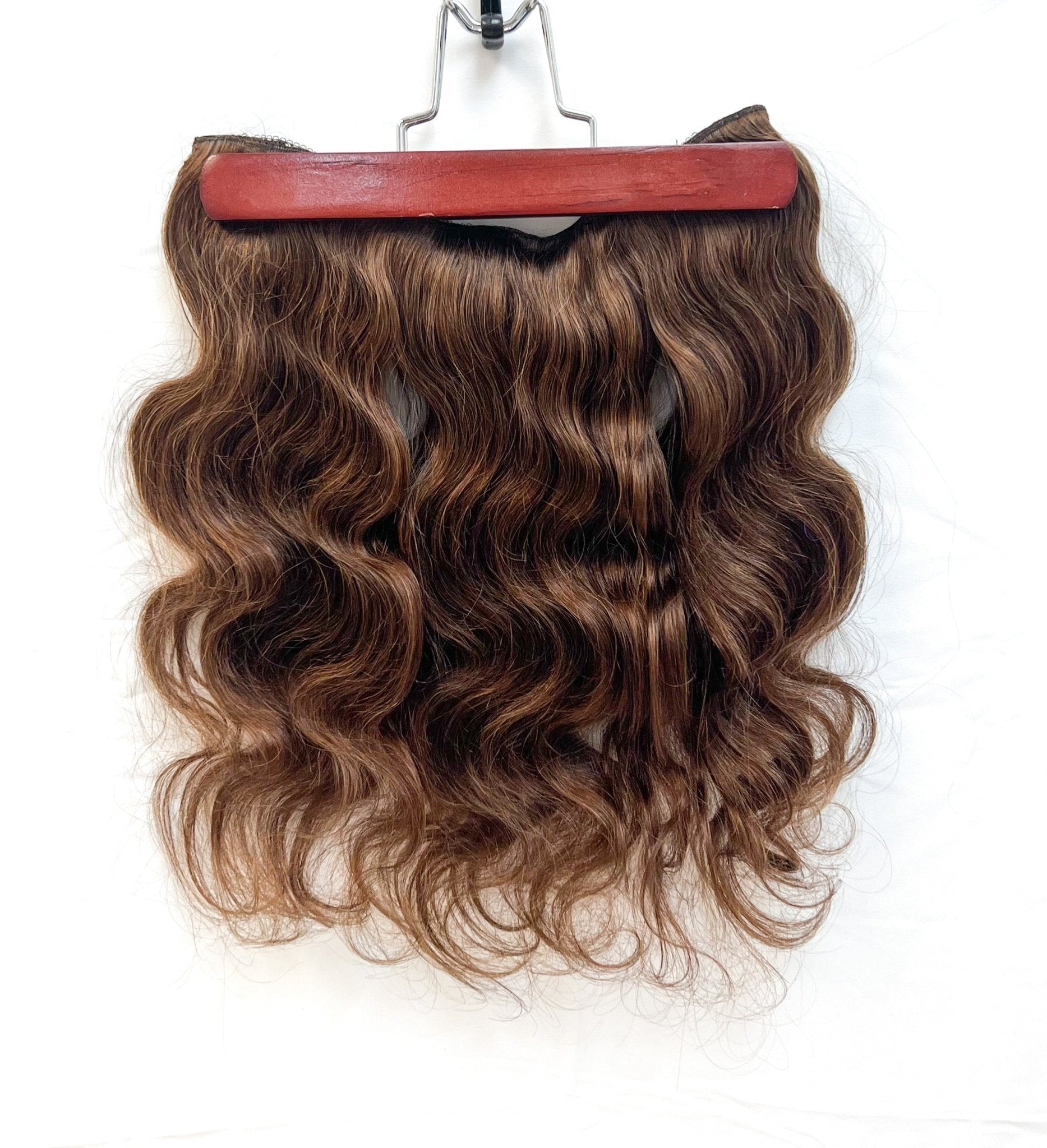 VIP Extensions 100% Human Hair BandX Halo Body Wave 18" with Clip