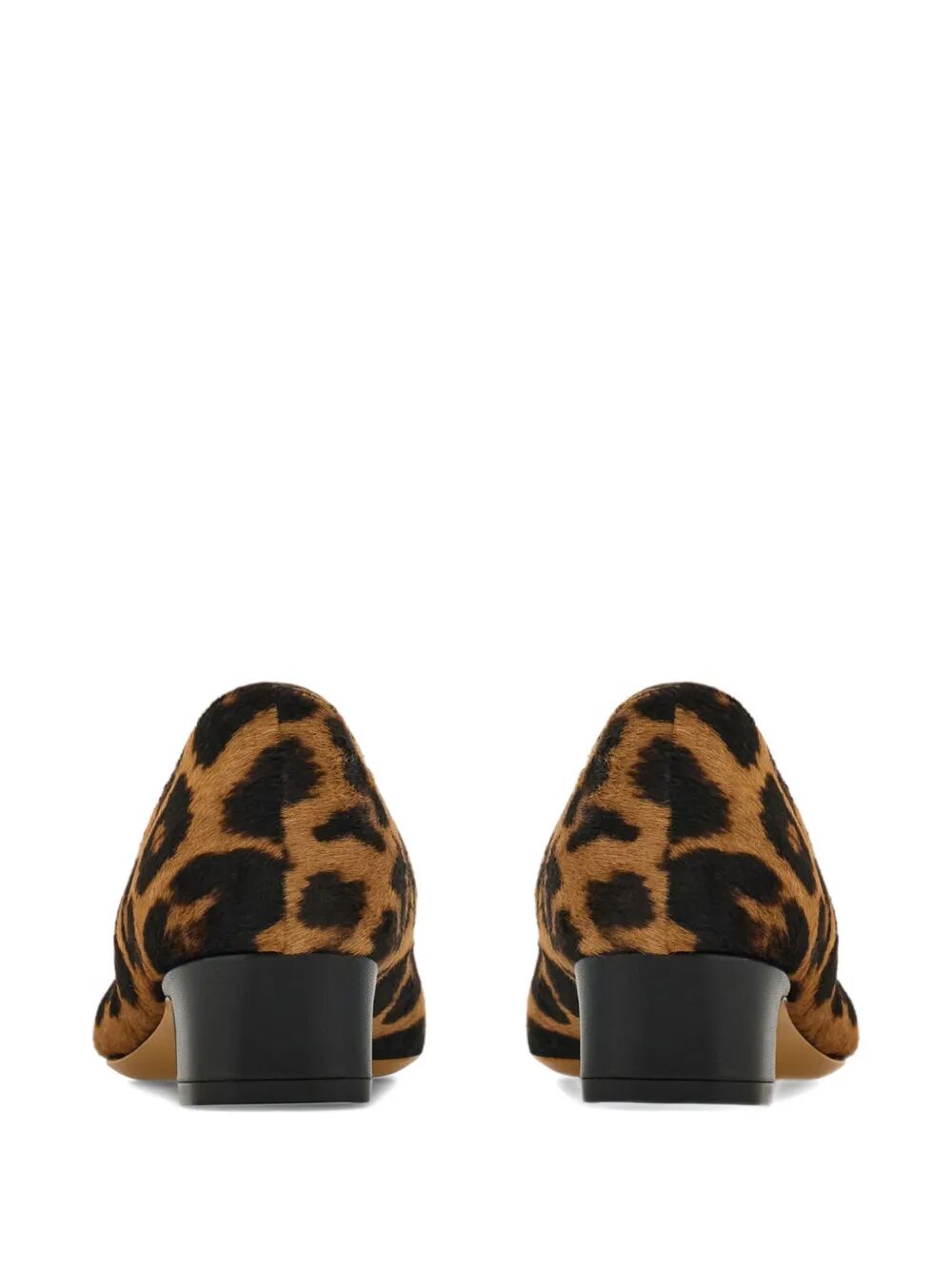 Ferragamo Women Horsehair Printed Pirri Pony Décolleté by Luosophy