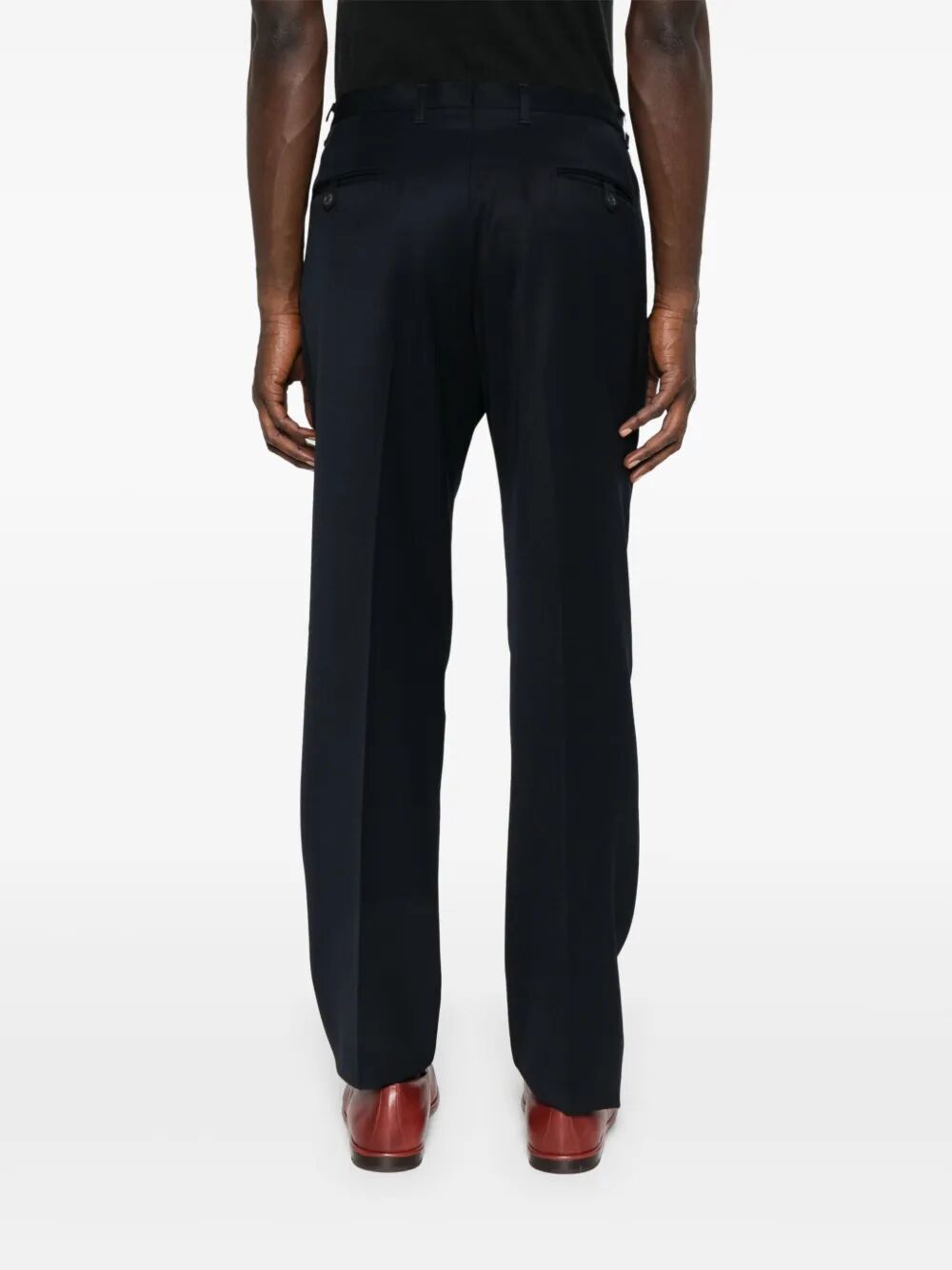 Prada Men Tapered Leg Wool Trousers by Luosophy