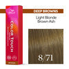 Wella Color Touch 8/71 Light Blonde/Brown Ash, 2 oz