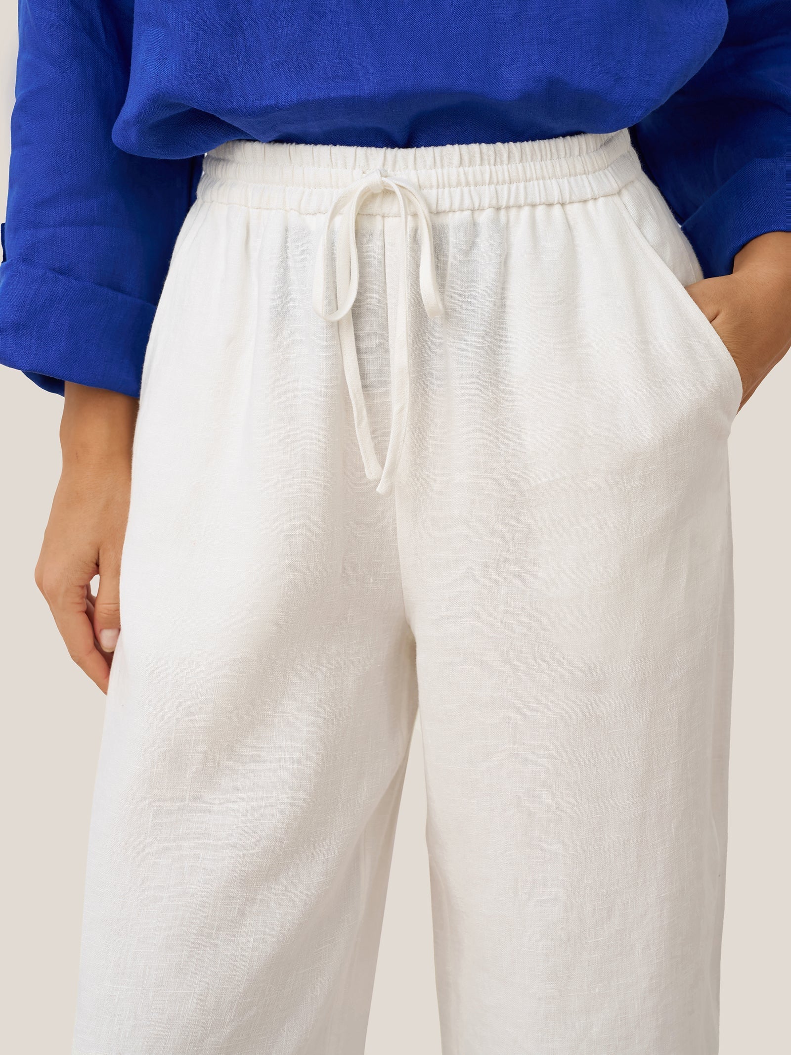 100% Linen Classic Pants LYON DestGlow