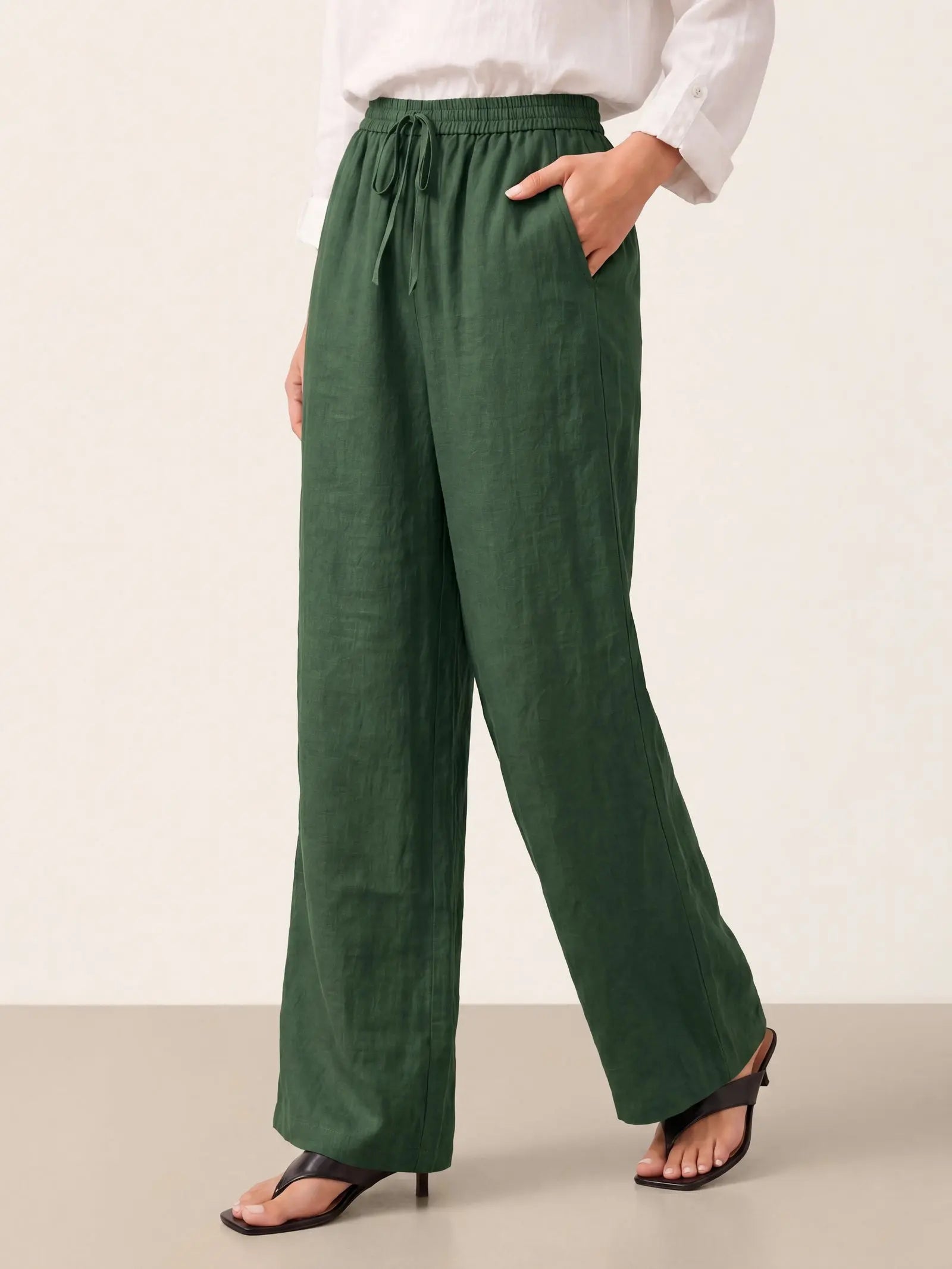 100% Linen Classic Pants LYON