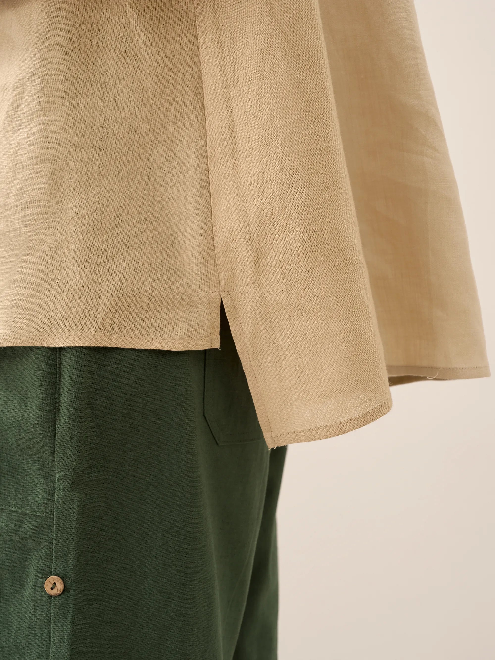 100% Linen Dress Shirt JOANNA DestGlow