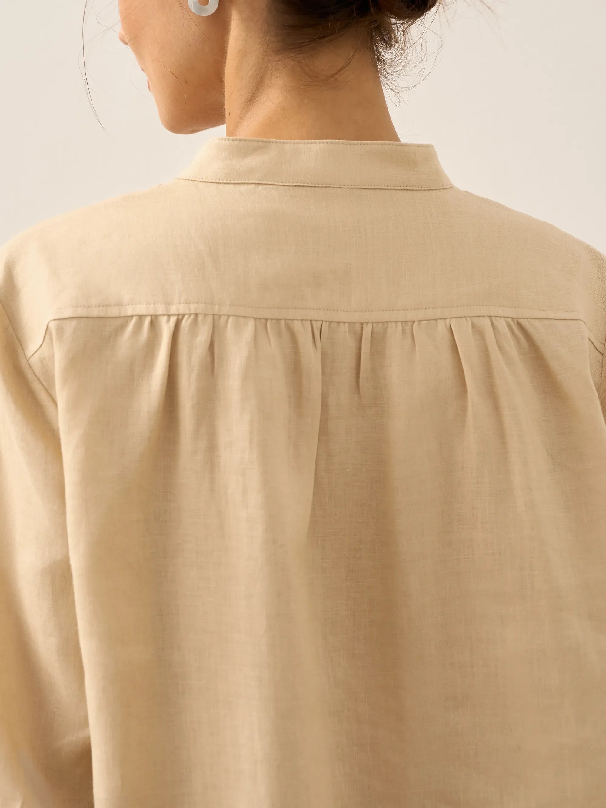 100% Linen Dress Shirt JOANNA DestGlow